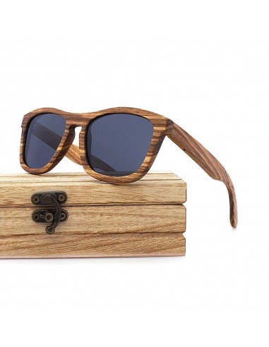 Lunettes de Soleil en Bois | Homme | Zebra Retro shop