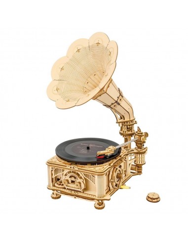 PUZZLE 3D •  Platine Vinyle - Gramophone - Manuelle/Motorisée les ctes