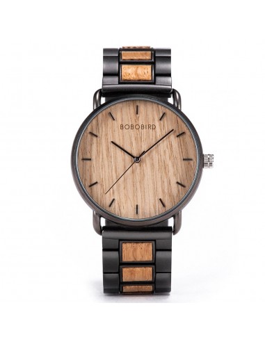 Montre en Bois •  Solitude • 43mm l'évolution des habitudes 