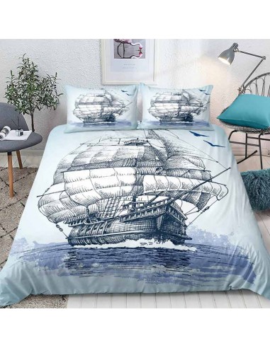 Housse De Couette Pirate - Motif Bateau livraison et retour toujours gratuits