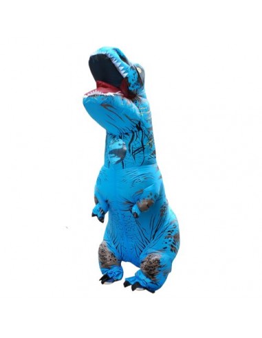 Costume Dinosaure  T-Rex Bleu est présent 