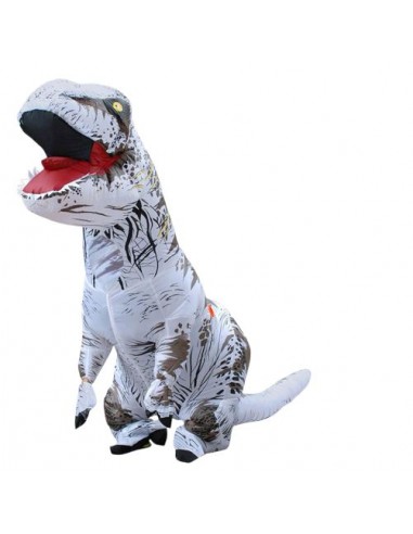 Costume Dinosaure  T-Rex Blanc la livraison gratuite