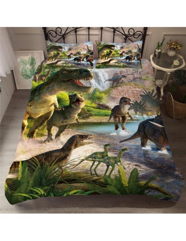 Housse de couette dinosaure complète Jurassic Park suggérées chez