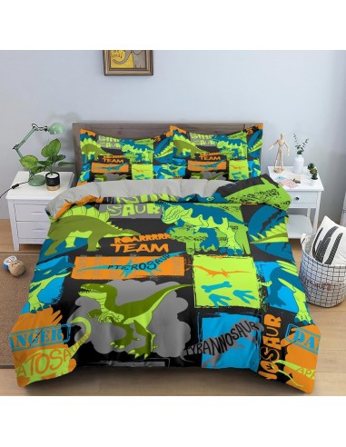 Housse de couette dinosaure design pour pré ado Profitez des Offres !