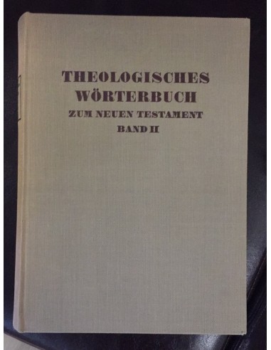 Theologisches Wörterbuch zum Neuen Testament Band 2 Comparez plus de prix