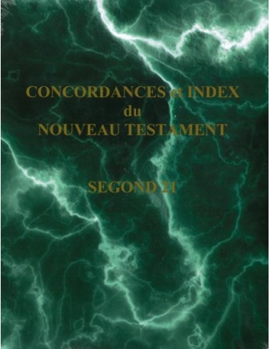 Concordance et index du Nouveau Testament des créatures d'habitude