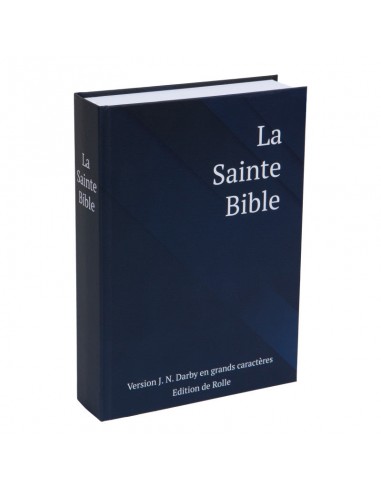 La Sainte Bible, Darby, grand format, rigide imprimée [nouvelle présentation] les ctes