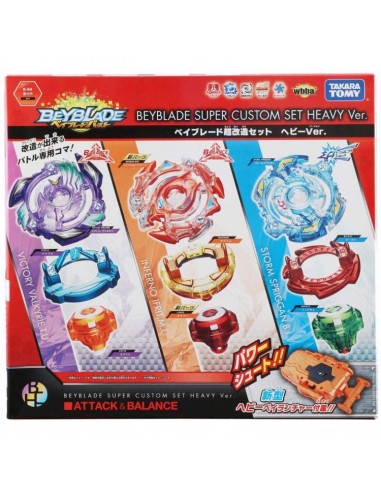 Beyblade Super Custom Set Heavy Version pas cher 