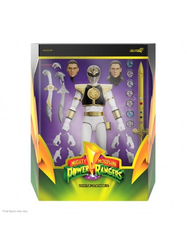 Mighty Morphin Power Rangers figurine Ultimates White Ranger Fin de série