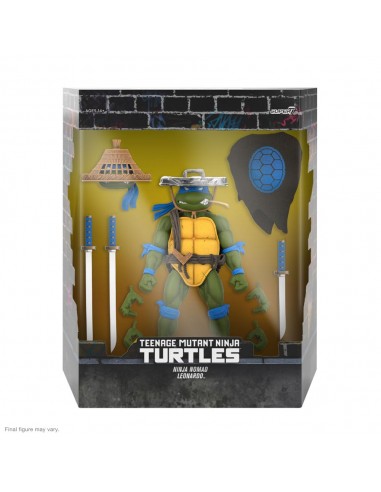 Tortues Ninja figurine Ultimates Ninja Nomad Leonardo pour bénéficier 