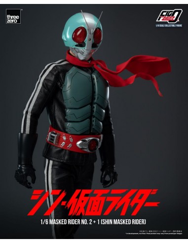 Kamen Rider FigZero 1/6 Masked Rider No.2+1 (Shin Masked Rider) est présent 