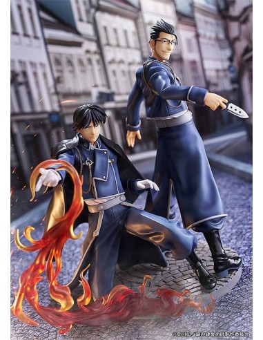 Fullmetal Alchemist: Brotherhood statuette Roy Mustang & Maes Hughes Kizuna Economisez 