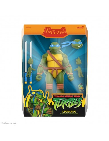 Teenage Mutant Ninja Turtles figurine Ultimates Wave 12 Leonardo 18 cm l'évolution des habitudes 