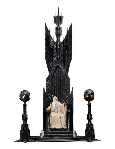 Le Seigneur des Anneaux statuette 1/6 Saruman the White on Throne 110 cm Comparez et commandez 