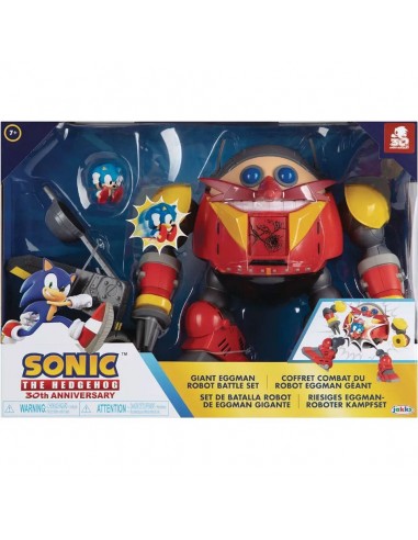 Sonic - The Hedgehog playset Giant Eggman Robot Battle Set la colonne vertébrale