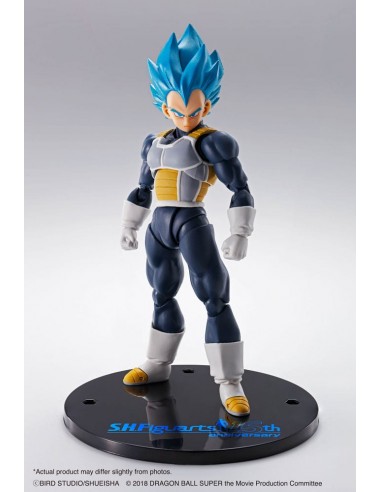 Dragon Ball Super figurine S.H. Figuarts Vegeta Super Saiyan Blue (15th Anniversary Version) 14 cm Pour