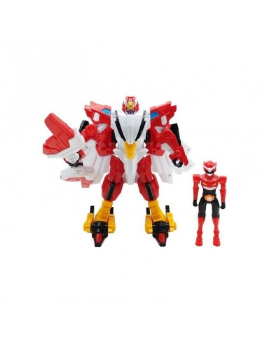 MiniForce Animal Tron : Hawk robot & MiniForce Red figure solde