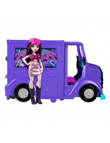 Monster High playset Tour Bus Monster Fest basket pas cher