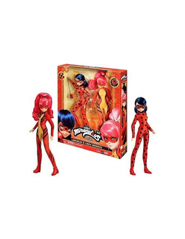 Miraculous World : Ladybug & Lady Dragon - Poupées mannequin articulées les ctes