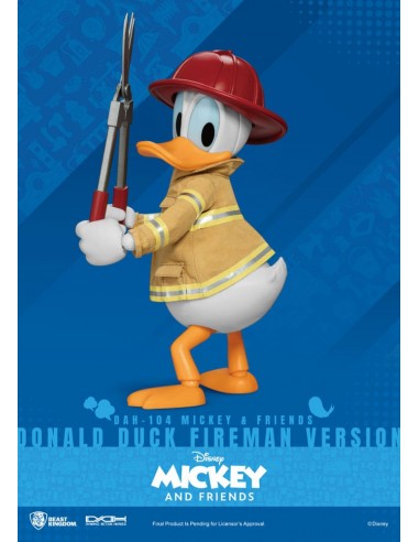 Mickey & Friends : Donald Duck Fireman Ver. 24 cm Dynamic Action Heroes Dans la société mordern