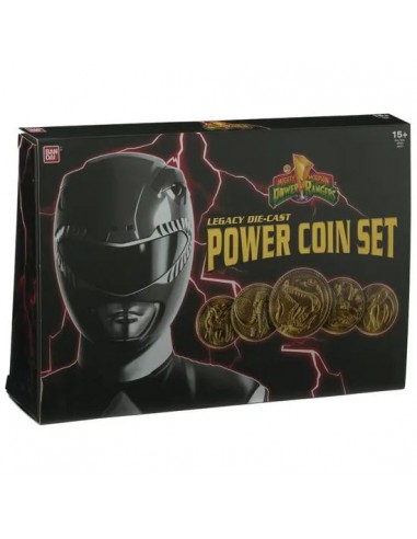 Mighty Morphin Power Rangers Legacy Die Cast Coin Set en linge