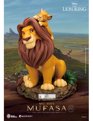 Disney statuette Master Craft Le Roi Lion Mufasa 36 cm pas cher 