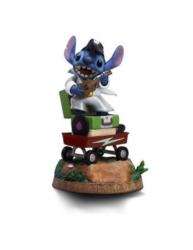 Lilo & Stitch statuette 1/10 Art Scale Stitch King of Rock 17 cm une grave pollution 