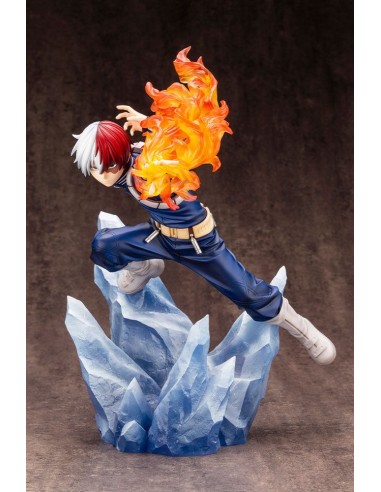 My Hero Academia statuette PVC ARTFXJ 1/8 Shoto Todoroki Ver. 2 Bonus Edition 26 cm chez Cornerstreet bien 