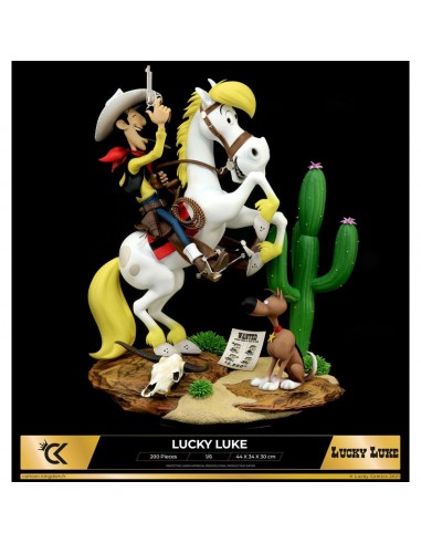 Lucky Luke Statue Resine Limitee prix