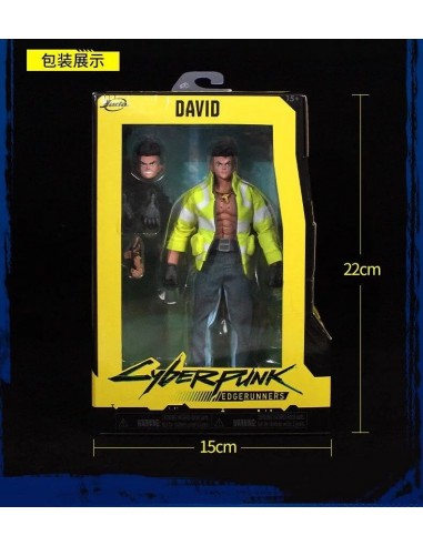 Cyberpunk: Edgerunners figurine Diecast David 15 cm Venez acheter