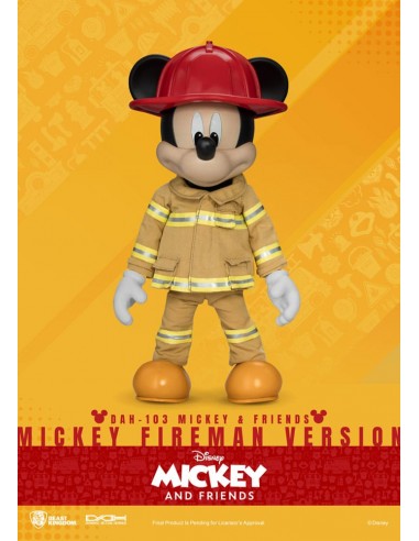 Mickey & Friends figurine Dynamic Action Heroes 1/9 Mickey Fireman Ver. 24 cm rembourrage situé sous