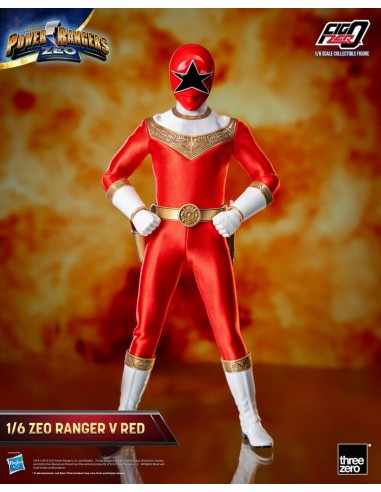 Power Rangers Zeo figurine FigZero 1/6 Ranger V Red 30 cm commande en ligne