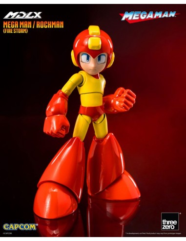 Mega Man figurine MDLX Mega Man / Rockman (Fire Storm) 10 cm Faites des économies