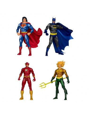 DC Multiverse assortiment figurines Build-A Wave 14: Justice League Task Force (BAF: Darkseid) 18 cm prix pour 