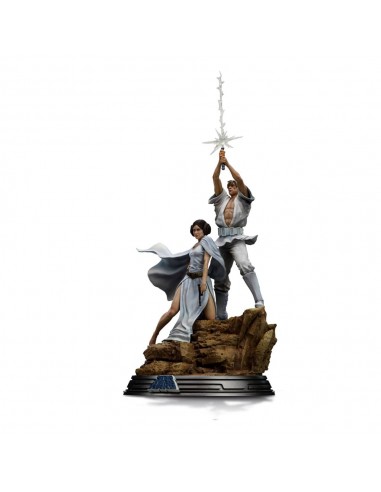 Star Wars statuette 1/10 Deluxe Art Scale Luke and Leia 41 cm online