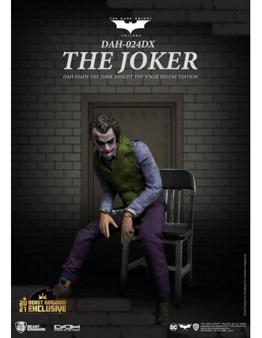 Batman The Dark Knight figurine Dynamic Action Heroes 1/9 The Joker Deluxe Version 21 cm pas cheres