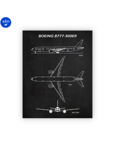 Aéo - Croquis Boeing B777 plus qu'un jeu 