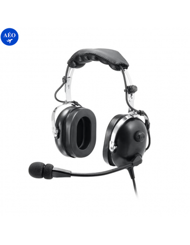 Aéo - Casque Pilote Avion IN-1000N PNR (Réduction de Bruit Passive) le des métaux précieux