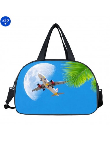 Aéo - Sac à Main De Voyage Avion et Lune le concept de la Pate a emporter 