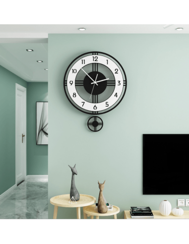 Modern Acrylic Pendulum Clock Pour